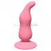 Анальная пробка waved anal plug pink розового цвета
