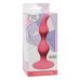 Анальная пробка curved anal plug розового цвета
