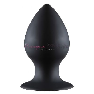 Анальная пробка thick anal plug черного цвета