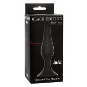 Анальная пробка slim anal plug черного цвета
