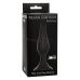 Анальная пробка slim anal plug черного цвета