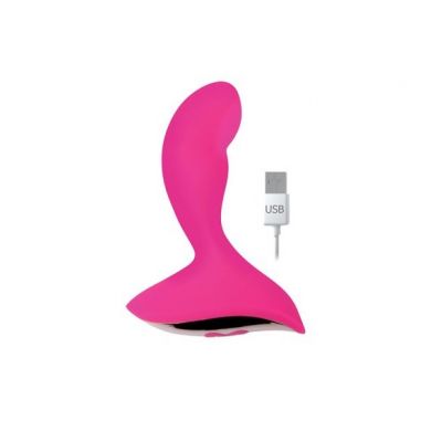 Вибромассажер с оригинальной формой из силикона заряжается от usb, 10 режимов вибрации