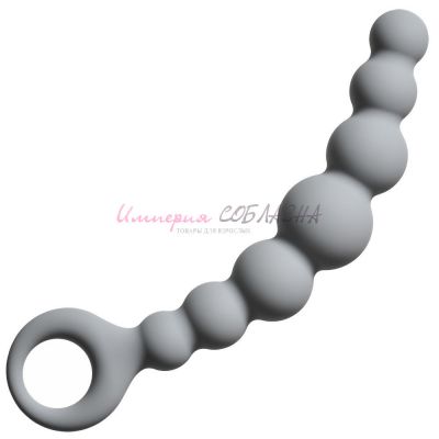 Анальный стимулятор flexible wand серого цвета