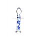 Оригинальный стимулятор из стекла украшенный изящным рисунком