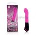 Розовый вибромассажер из силикона TANTRIC AURA MASSAGER, 10 режимов вибрации 