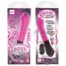 Розовый вибромассажер из силикона TANTRIC AURA MASSAGER, 10 режимов вибрации 