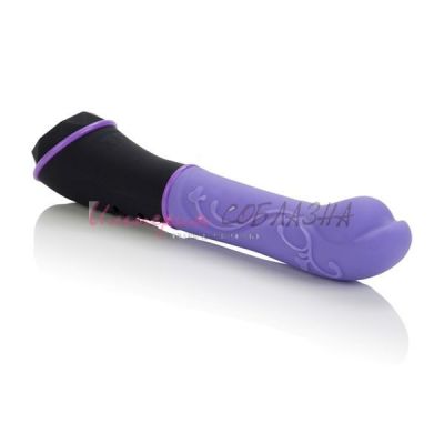 Фиолетовый вибромассажер из силикона TANTRIC AURA MASSAGER, 10 режимов вибрации 