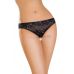 Женские трусики со вставкой из стрейч сетки с доступом черного цвета Женские трусики со вставкой из стрейч сетки с доступом черного цвета