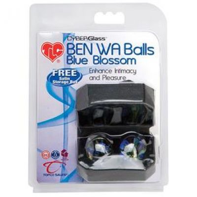 Вагинальные шарики-тренажеры ben wa blue blossom