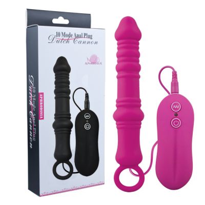 Анальный стимулятор anal plug - dutch cannon с вибрацией